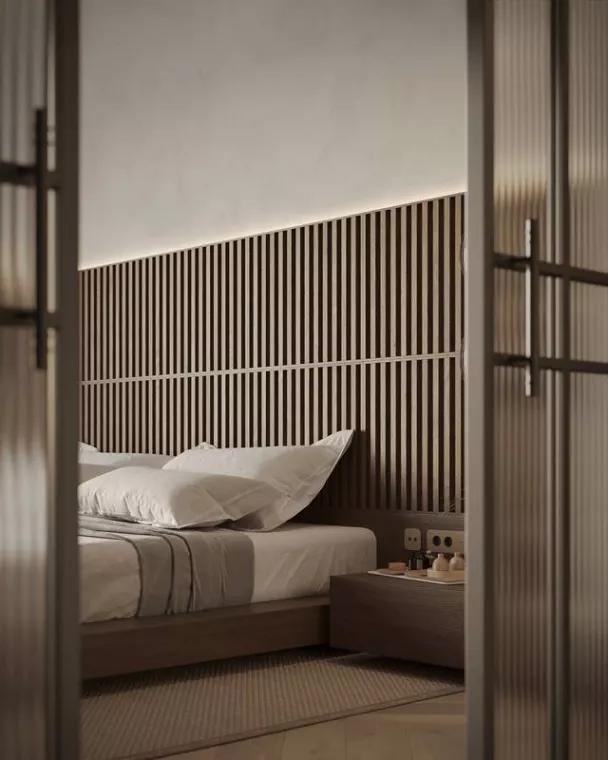 Pose de portes coulissantes dans une chambre parentale, Verfeil, Fenêtres & Cie