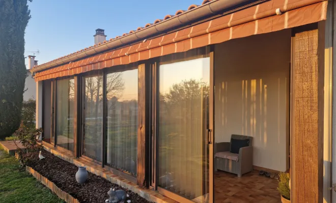 Pose et installation pour fermeture de véranda à Toulouse, Verfeil, Fenêtres & Cie