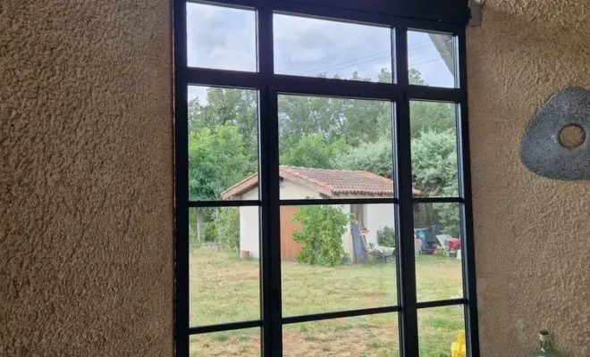 Fermeture d'une véranda en alu aux alentours de Toulouse, Verfeil, Fenêtres & Cie